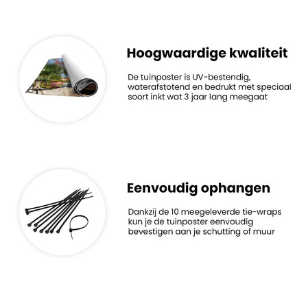 Tuinposter informatie Terras 