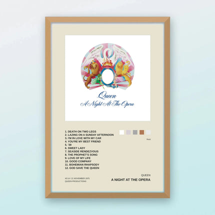 Album poster klassiek in houten lijst