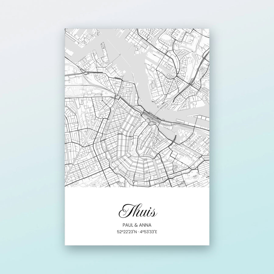 Stadsposter Thuis – vooraanzicht