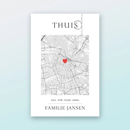 Familieposter Thuis – vooraanzicht